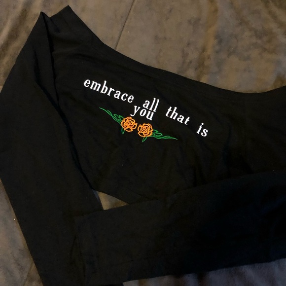 Long sleeve crop top - Picture 2 of 3